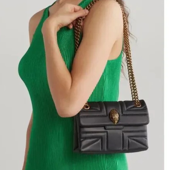 NWT Kurt Geiger Leather Kensington Mini Crossbody Black - Picture 5 of 5